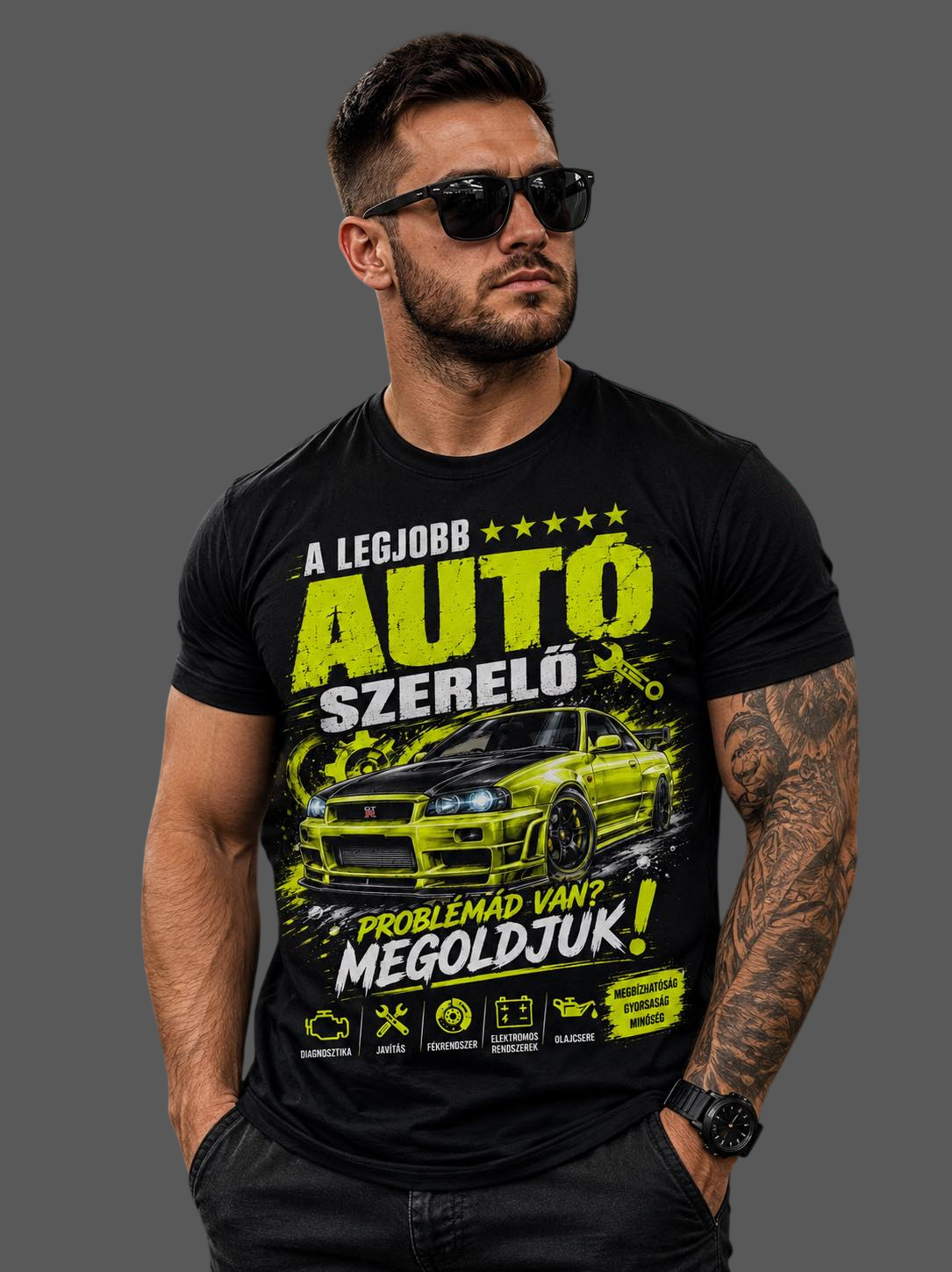 A Legjobb autószerelő megoldjuk - Fekete